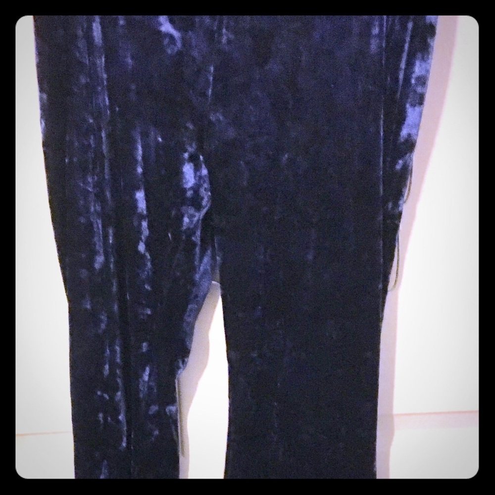 Soft velvety super cozy royal blue HotKiss Pants